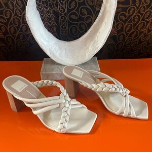NWOT White Dolce Vita rope heels